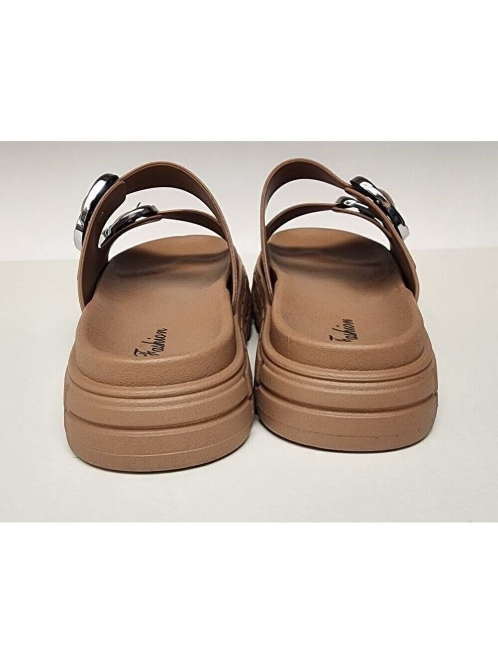 Womens Fashion Lightweight Eva Sandals Size US 8 Color Tan - Picture 8 of 8